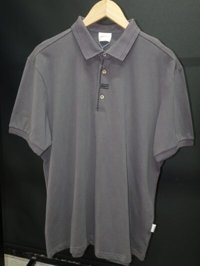 Gri Fermuarlı Erkek Polo