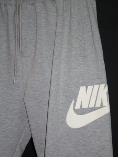 Gri Nike Büyük Logolu Eşofman Altı