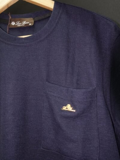 Lacivert Logolu Erkek Sweatshirt
