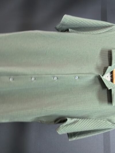 Olive Örgü Dokulu Erkek Polo